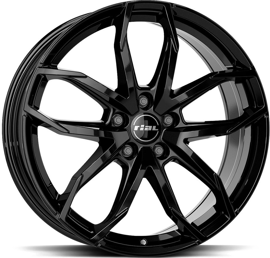 RIAL LUCCA DIAM BLACK 6.5x16 5/108 ET50 CB63.4