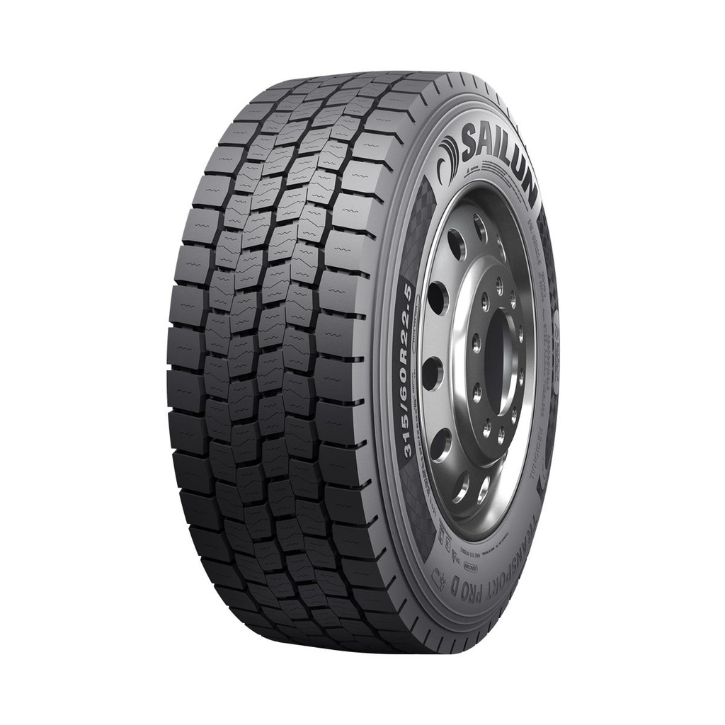 315/80R22.5 156/150L SAILUN TRANSPORT PRO D XL DRIVE 18PR ECOPOINT 3 TECHNOLOGY