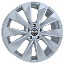 MEGA WHEELS ZENITH DARK SILVER 8x19 5/108 ET50 CB63.3