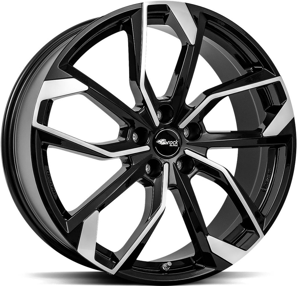 BROCK RC34 BLACK FULL POL 7x17 5/112 ET47 CB66.6