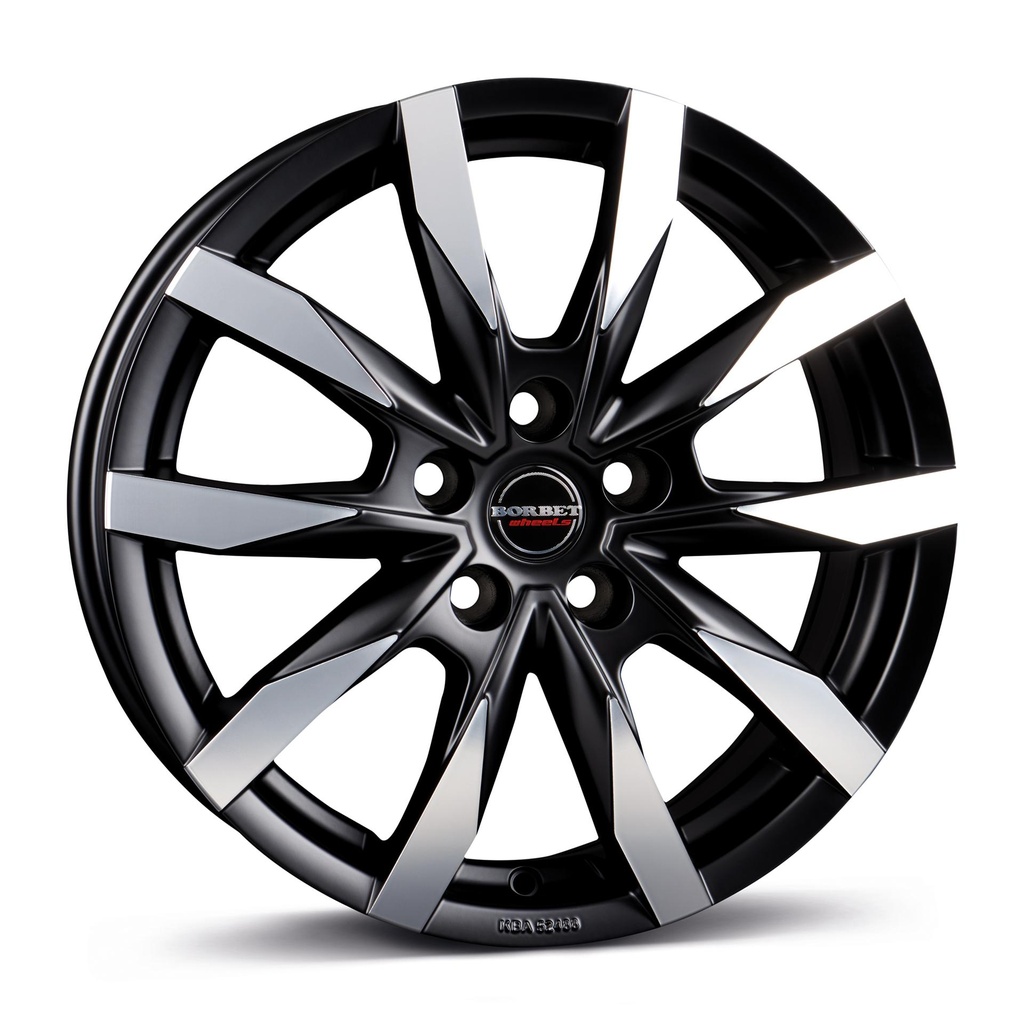 BORBET CW5 BLACK POL MATT 6x16 5/118 ET68 CB71.1