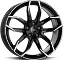 RIAL LUCCA DIAM BLACK POL 7.5x17 5/100 ET45 CB57.1