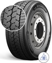 315/70R22.5 156/150L MICHELIN X MULTI GRIP Z VG XL STEER
