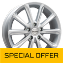 MEGA WHEELS VIRGO SILVER 6.5x16 4/108 ET15 CB65.1