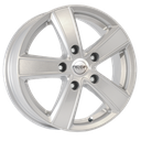 MEGA WHEELS HERCULES 5 SILVER 6.5x15 5/130 ET61 CB84.1