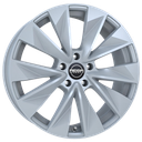 MEGA WHEELS ZENITH DARK SILVER 8.5x21 5/108 ET40 CB63.3