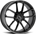 R-SERIES R14 BLACK POL 10x22 5/130 ET49 CB71.6